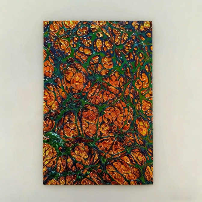 Iridescent Dichroic Film - Green-Orange