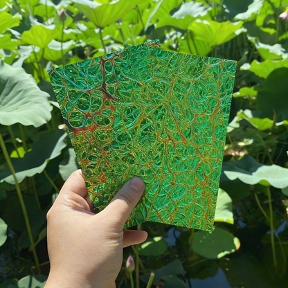 Iridescent Dichroic Film - Leaf Veins