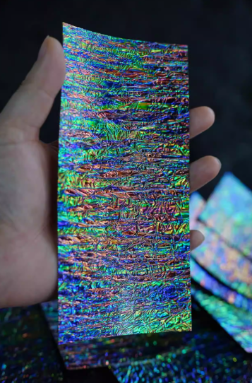 Iridescent Dichroic Film- Blue