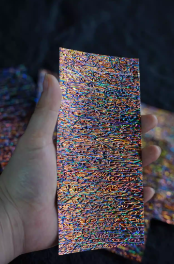 Iridescent Dichroic Film-Copper Red