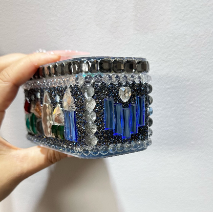 Handmade Diamond Castle Rectangular Storage Box Resin Mold
