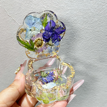 Handmade Cat Paw Shape Flip-TopBox Storage Resin Mold