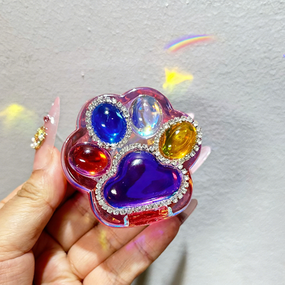 Handmade Cat Paw Shape Flip-TopBox Storage Resin Mold