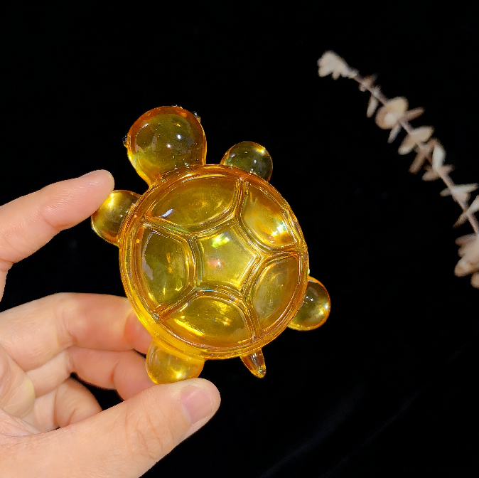 Handmade Cute Turtle Flip-Top Box Storage Resin Mold
