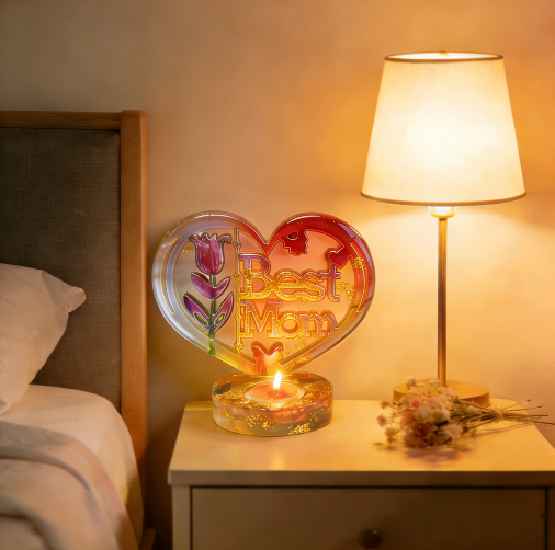 Best Mom Candle Holder Resin Mold