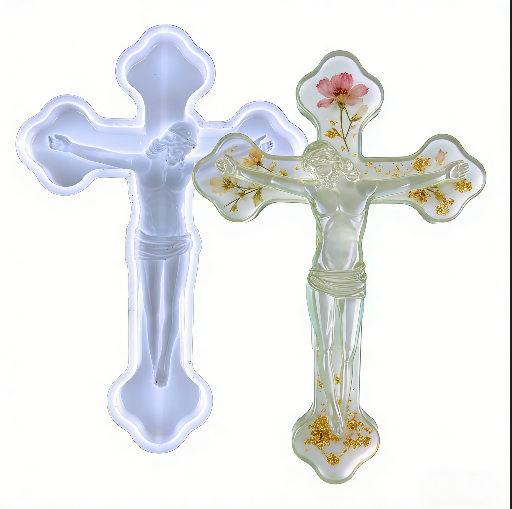 Jesus Cross Wall Hanging Resin Mold