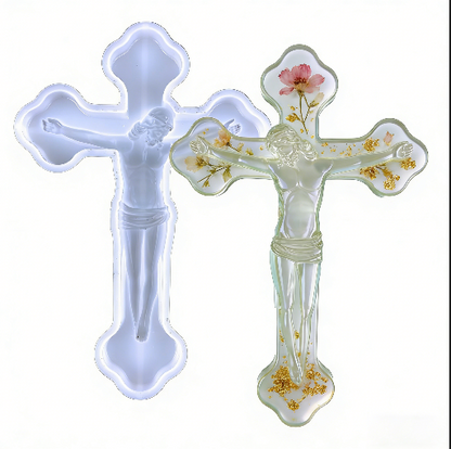 Jesus Cross Wall Hanging Resin Mold