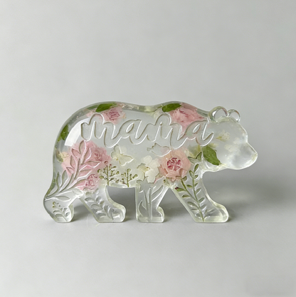 Mama Bear Ornament Resin Mold