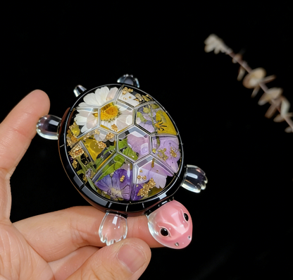 Handmade Turtle Flip-Top Storage Box Resin Mold