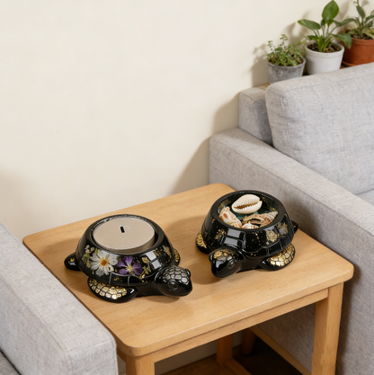 Turtle-Shaped Tea Light Candle Resin Mold