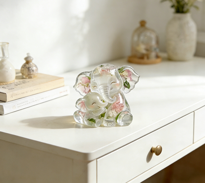 Mother & Baby Elephant Hug Ornament Resin Mold