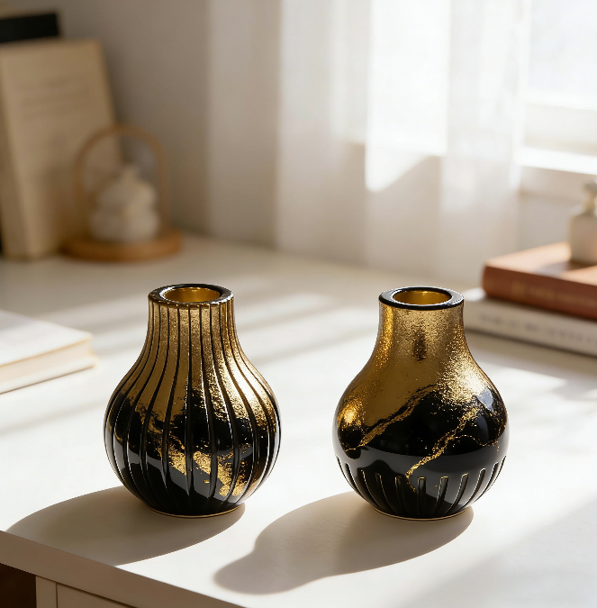 Striped Vase Resin Mold