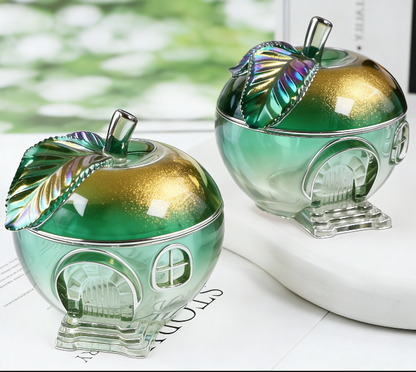 Apple House Storage Jar Resin Mold