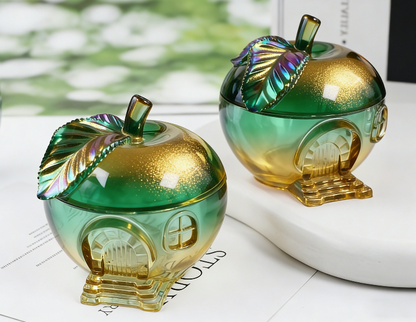 Apple House Storage Jar Resin Mold