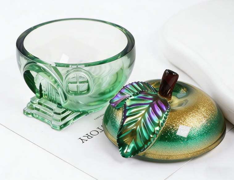 Apple House Storage Jar Resin Mold