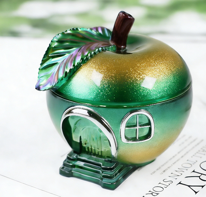 Apple House Storage Jar Resin Mold