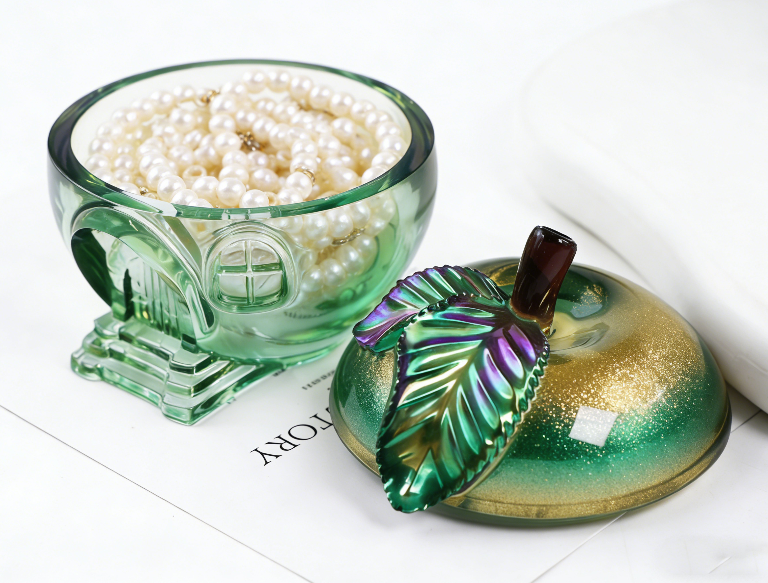 Apple House Storage Jar Resin Mold