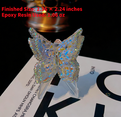 Handmade Diamond Cross Storage Box Resin Mold Set