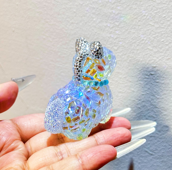 Handmade Diamond Pony Figurines Resin Mold