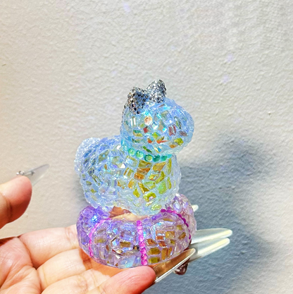 Handmade Diamond Pony Figurines Resin Mold