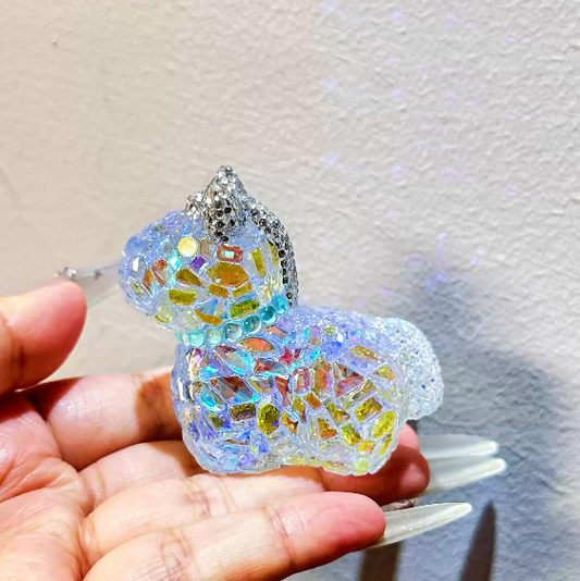 Handmade Diamond Pony Figurines Resin Mold