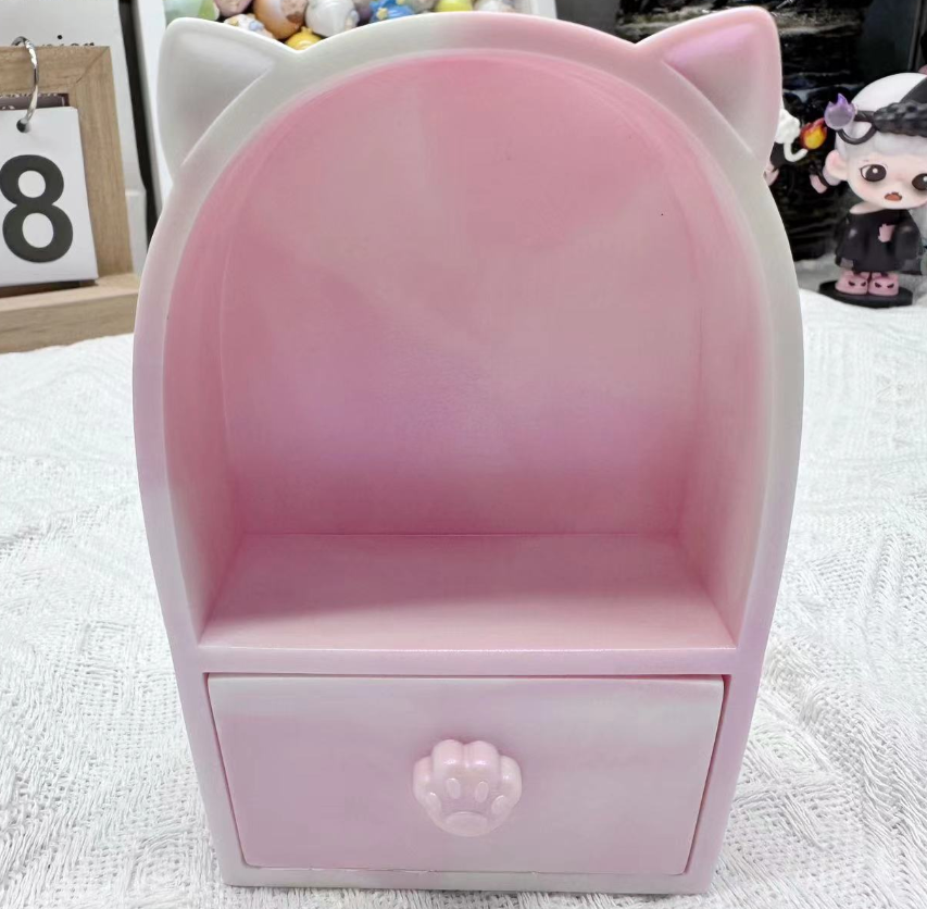 Cute Cat Ear Drawer Ornament Storage Resin Mold
