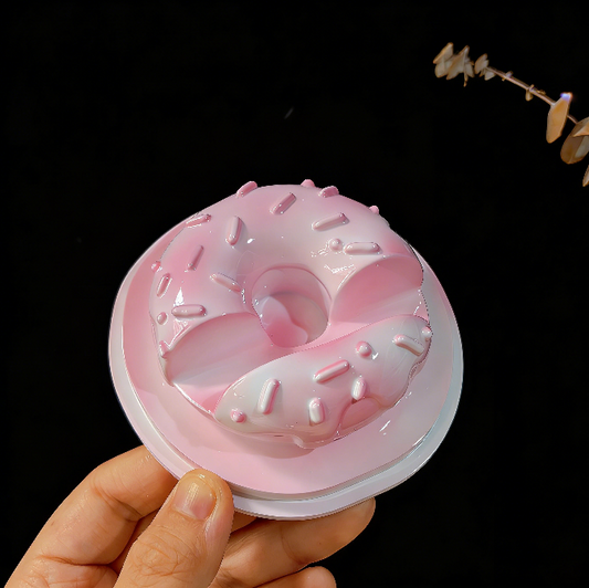 Handmade Donut-Shaped Phone Stand Ornament Resin Mold