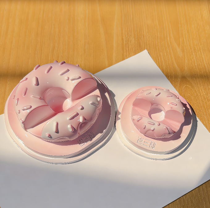 Handmade Donut-Shaped Phone Stand Ornament Resin Mold