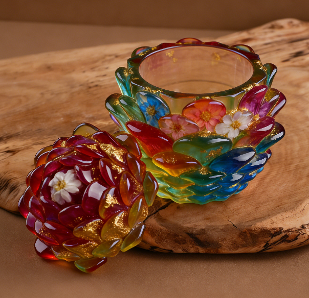 Pinecone Storage Jars Resin Mold