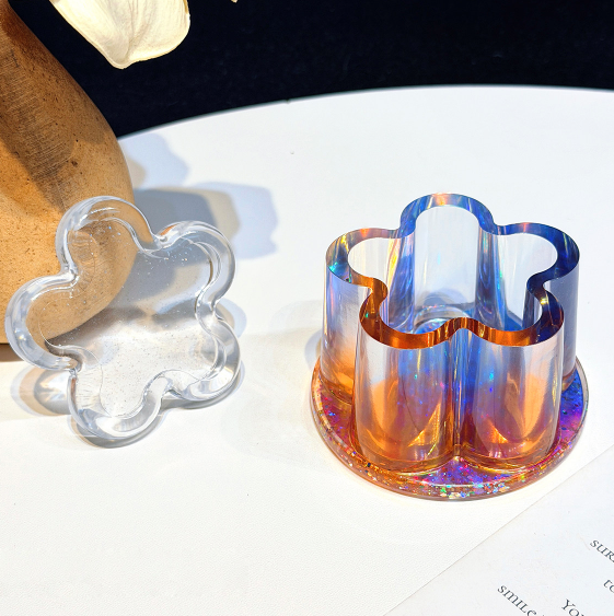 Flower Pudding Storage Jars Resin Mold