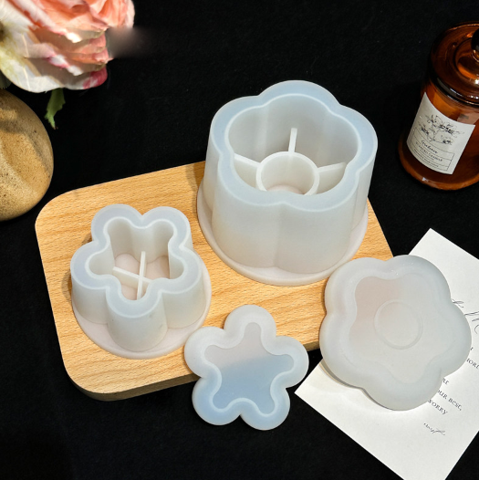 Flower Pudding Storage Jars Resin Mold