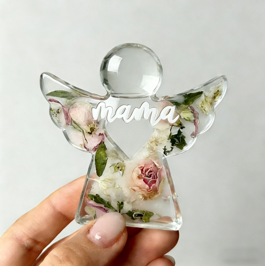 Handmade Mama Angel Hanging Resin Mold