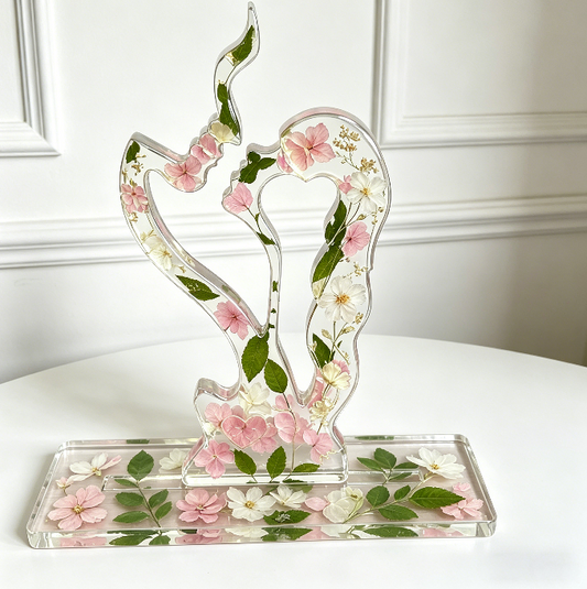 Eternal Love Resin Mold Ornaments Male And Female Deep Kiss Mold