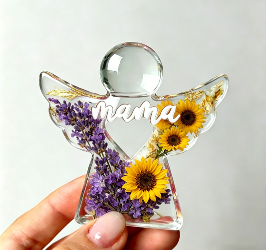 Handmade Mama Angel Hanging Resin Mold