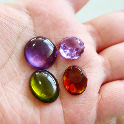 Round & Oval Small Gemstone Resin Molds