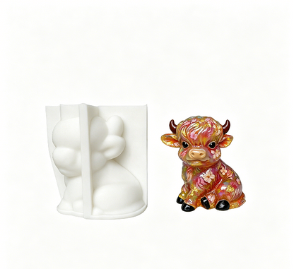 Highland Cow Shape Home Decor Resin Mold