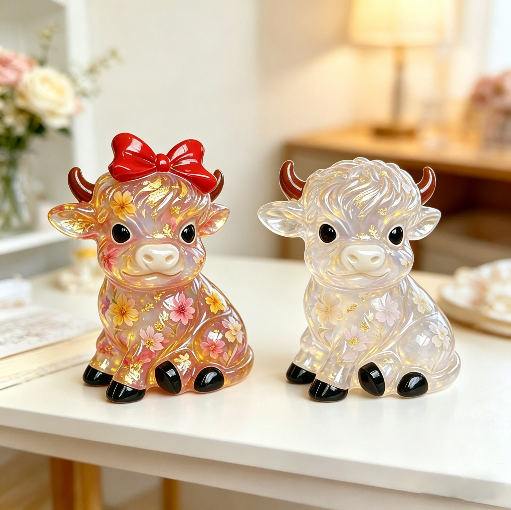 Highland Cow Shape Home Decor Resin Mold