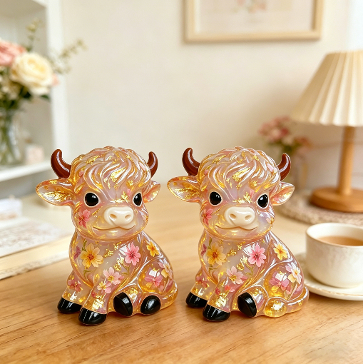 Highland Cow Shape Home Decor Resin Mold