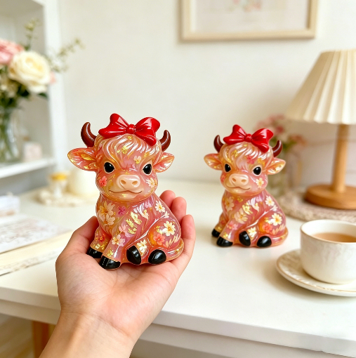 Highland Cow Shape Home Decor Resin Mold
