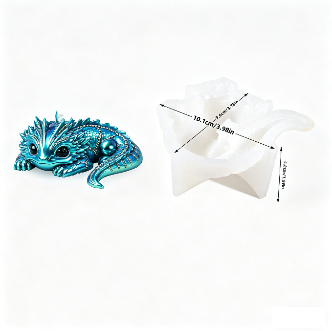 Cute Axolotl Ornament Resin Mold