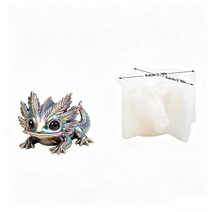 Cute Axolotl Ornament Resin Mold