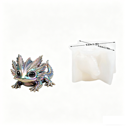 Cute Axolotl Ornament Resin Mold