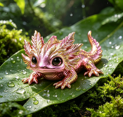 Cute Axolotl Ornament Resin Mold