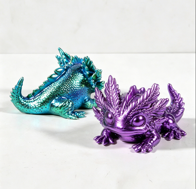 Cute Axolotl Ornament Resin Mold