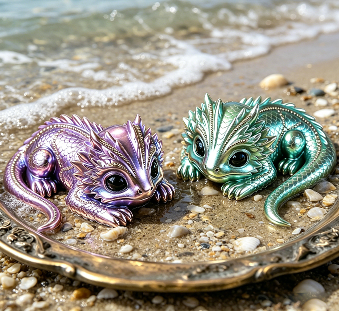 Cute Axolotl Ornament Resin Mold