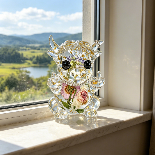 Handmade Shiny Cheeky Yak Ornament Resin Mold