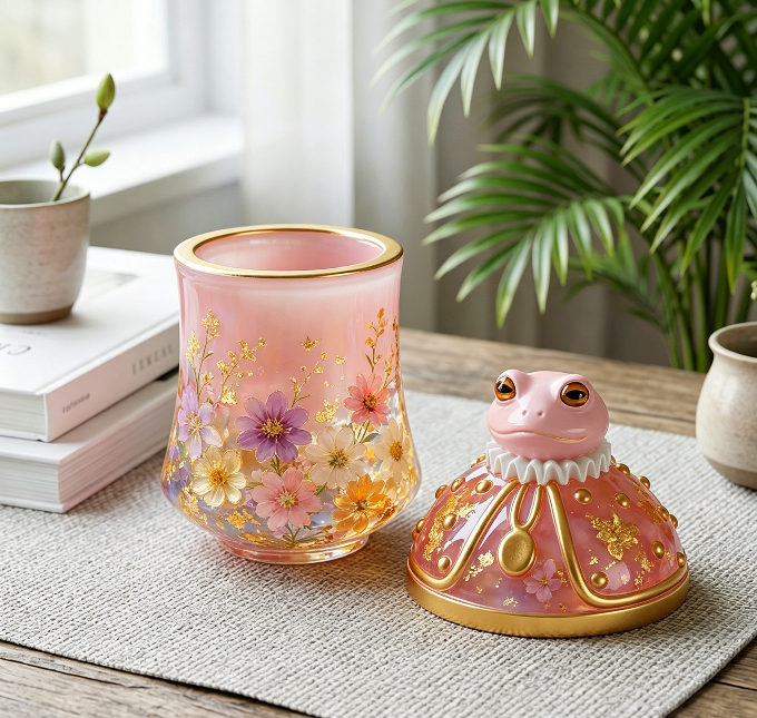 Gorgeous Frog Storage Jar Resin Mold