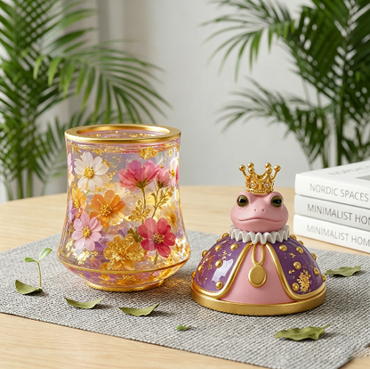Gorgeous Frog Storage Jar Resin Mold