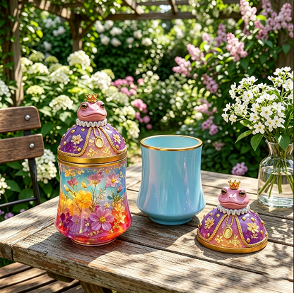 Gorgeous Frog Storage Jar Resin Mold