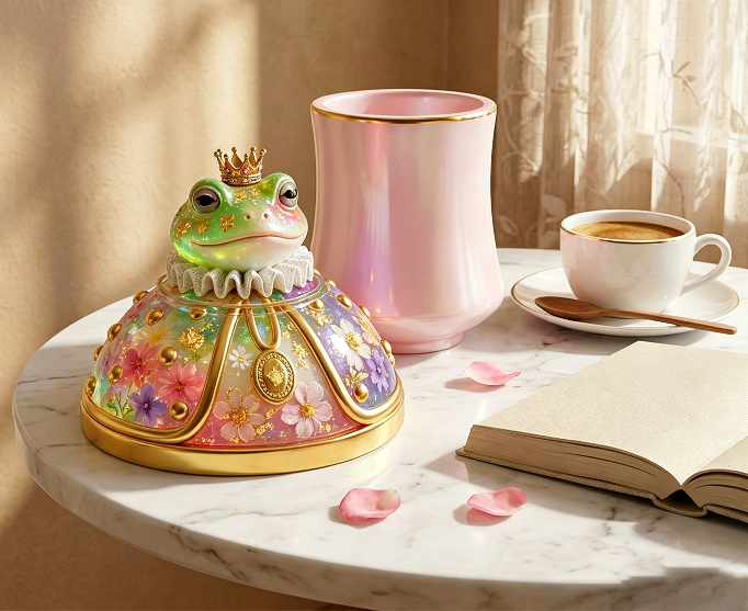 Gorgeous Frog Storage Jar Resin Mold